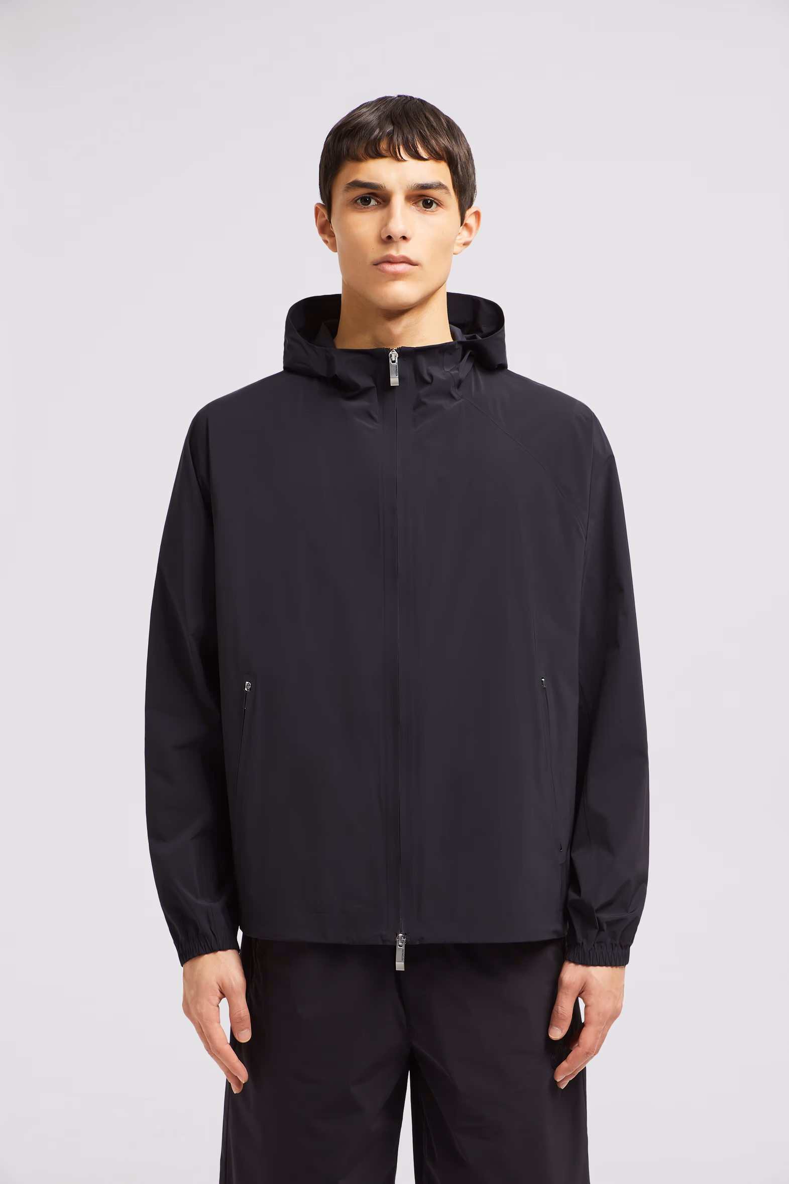 Chalvine Hooded Jacket Men Black Moncler 3